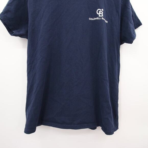 Coldwell Banker T-Shirt Navy Blue Logo Crewneck Short Sleeve Realtor Real Estate - Picture 3 of 15